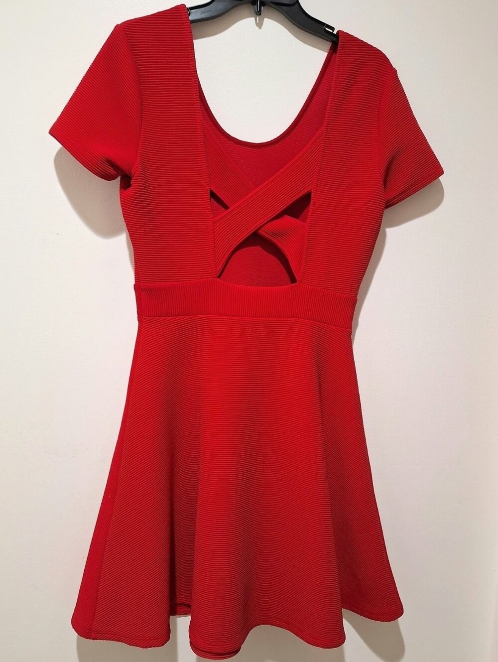 Red Cutout Mini Dress • Like New • Armani Exchange